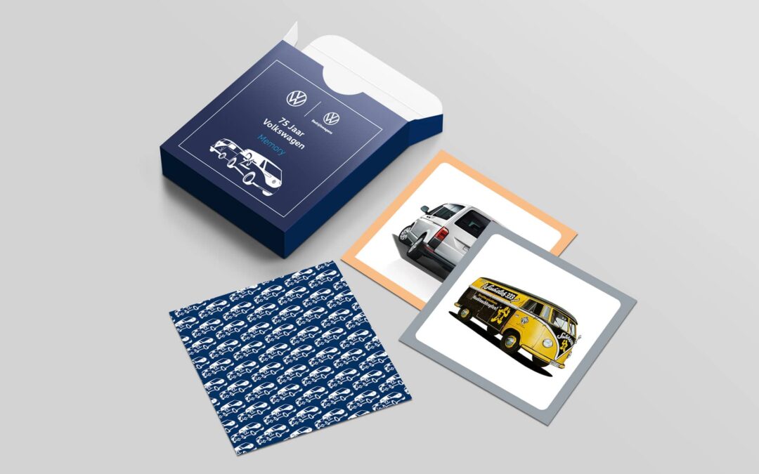 Geslaagd Volkswagen feestje in showroomVW/BWG 75 jaar